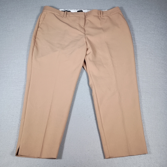 Talbots Pants - NWT Talbots Womens Size 20WP Plus Petite Brown Hampshire Ankle Curvy Pants 42x26